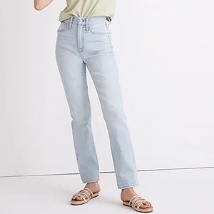 Madewell light wash jeans
